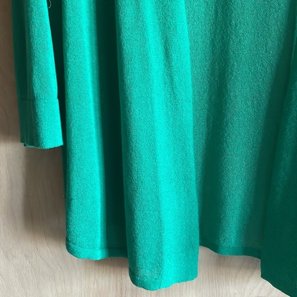 Chico’s Cardigan Open Front Lightweight Emerald Green Women’s Sz: M - Picture 5 of 11
